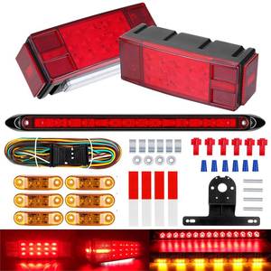 lot 3493 image: LIMICAR Boat Trailer Light Kit with 15-LED Light Bar and 6 Marker Lights
