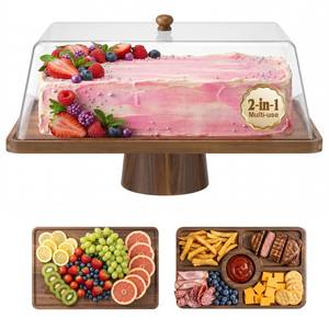 lot 3508 image: Clear Acrylic Display Case for Food