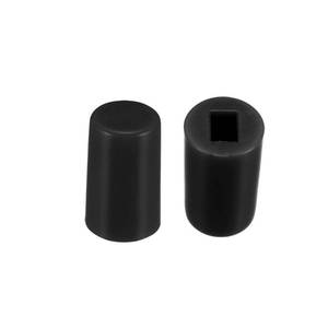 lot 4066 image: uxcell 40pcs Tactile Push Button Switch Caps 6x10mm for Micro Tactile Switch Black