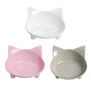 lot 4076 image: Cat Food Bowls, Non-Slip Shallow Wide Whisker Friendly Dishes for Indoor