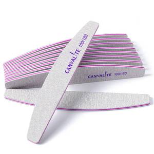 lot 4077 image: Canvalite 10 PCS Nail File Professional Nail Files Reusable Double Sided Emery Board(100180 Grit) Nail Styling Tools for Home and Salon Use Christmas Gifts for Women