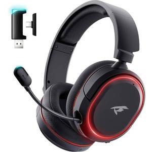 lot 4093 image: Wireless Gaming Headset for PC PS5 PS4 Mac Switch 7.1 Surround Sound 100-Hr