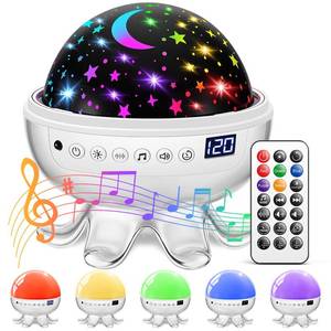 lot 4096 image: Baby Sound Machine with 30 Soothing Sounds,Night Light Projector with Star