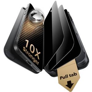 lot 4100 image: ESR 3 Pack for iPhone 1615 Privacy Screen Protector, Armorite Pro