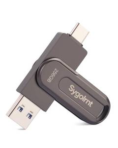 lot 4108 image: 256GB USB Flash Drive for iPhone Photo Stick Thumb Drive, 2-in-1 USB C  USB A, External Storage Jump Drive for Picture Video Data Backup, High Speed Memory Stick USB Drive for iPhoneiPadAndroidPC