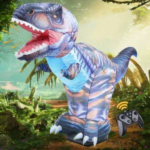 lot 5956 image: 2.4GHz Remote Control Inflatable Dinosaur with Sound and Light for Kids