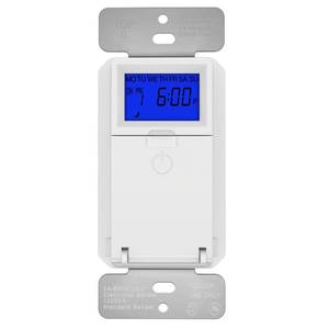 lot 6392 image: TOPGREENER Programmable Digital Astronomic Timer Switch, Neutral, UL Listed