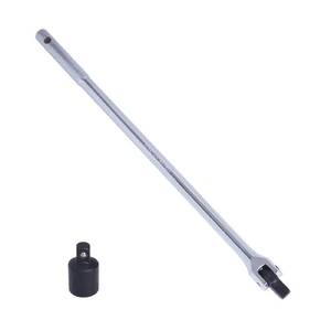 lot 6398 image: Janno 18Inch 12 Breaker Bar With Adapter, 180 Degree Rotatable, Breaks Rusted Nuts and Bolts