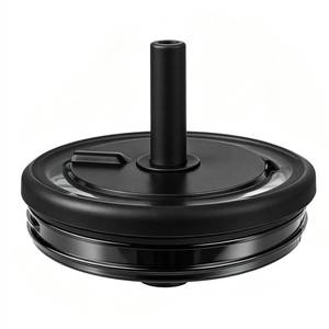 lot 6446 image: 1Pack 40oz Tumbler Straw Lid Replacement Compatible with Br�mate Era 40 oz Tumbler,Reusable Leak Proof Tumbler Cover for Cup Accessories (Black)