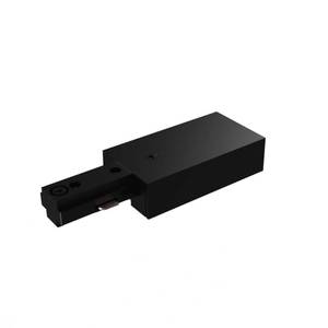 lot 8373 image: VEOLUX Lighting, H Track Live End Connector in Black