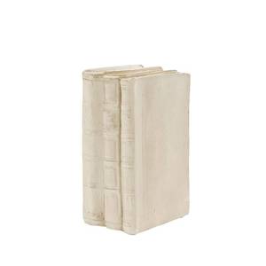 lot 8391 image: Guichifun Faux Books Living Room Decor, Cream, 4.2  2.7  6.2 Inch