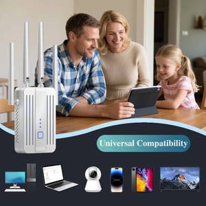 lot 8423 image: WiFi Extender Signal Booster for Home 2026 Internet Repeater Long Range Up to 9995 Sq. Ft. Whole Home WiFi Coverage