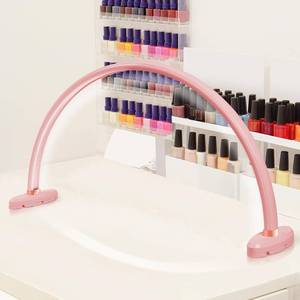lot 11505 image: 16 Nail Light Half Moon Portable Nail Lamp for Desk No Flicker&Shadow-Free