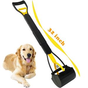 lot 11509 image: ienjoyed 32 Tall Pooper Scooper, Large Pooper Scooper for Dogs Heavy Duty, Dog Pooper Scooper with Long Handle & High Strength Durable Spring, Foldable Dog Poop Pick Up