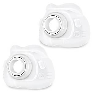 lot 12385 image: 2 Packs Replacement Cushion for Airfit F40, Compatiable with Orignal Airfit F40 Frame, Replacement Full Face CPAP Mask Cushion, Soft & Durable, Cover Mouth
