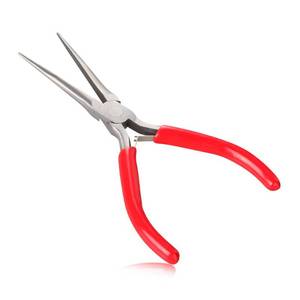lot 12387 image: Dykes Needle Nose Pliers Extra Long Needle Nose Plier (6-Inch)