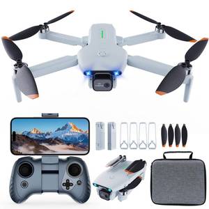 lot 19686 image: Drone with Camera for Adults and Beginners,Drones for kids 1080P HD FPV,Brushless Motor, Gesture Control, One Key StartLand, 360° Flip, Waypoints Fly, 3 Speed Mode,Kids Drone Toys Gifts for Boys