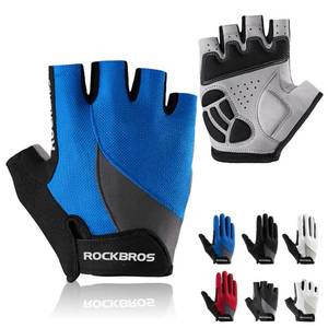lot 20274 image: ROCKBROS Cycling Gloves for Men Women Breathable Gel Pad Half Finger