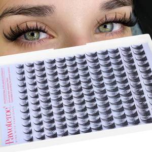 lot 20277 image: Pawotence Fairy Lash Clusters Natural Eyelash Clusters 10-16mm Manga Lashes Cluster Eyelash Extensions 144pcs Anime Individual Cluster Lashes Wispy for DIY Lash Extension (Few Pieces Missing)