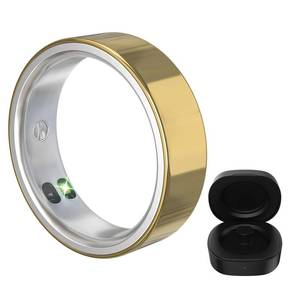 lot 20284 image: CONSSU Ring Gen 2 Air, AI Smart Ring, FitnessSleepHealth Tracker for Women&Men, Vibration Reminder, No APP Fee, 4-6 Day Battery Life,TempHRSPO�� Monitoring, for Android & iOS - Size 10