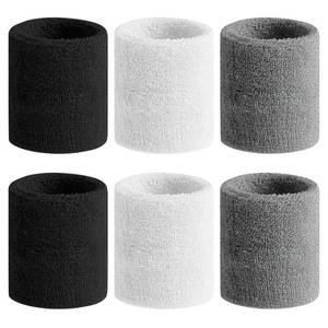 lot 20286 image: BEACE Sweatbands Sports Wristband for Men & Women - Moisture Wicking Athletic Cotton Terry Cloth Sweatband for Tennis, Basketball, Running, Gym, Working Out