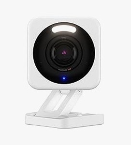 lot 8482 image: Wyze Cam v4 2.5K Color Night Vision IndoorOutdoor Wired Security Camera
