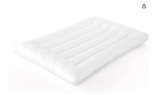 lot 1264 image: HOMEBYS Ultra Thin Pillow Standard Size 18x26 White - Stock images may be different than actual product images shown&nbsp
