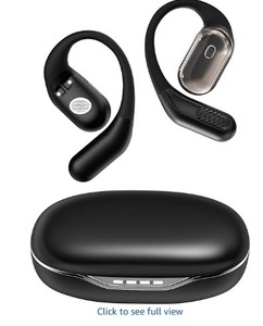 lot 6419 image: T6 Open Earbuds Wireless Earphones with Charging Case - Stock image may differ from actual product image