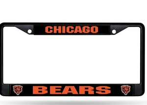 lot 8388 image: Chicago Bears license plate Stock image may differ from actual product image
