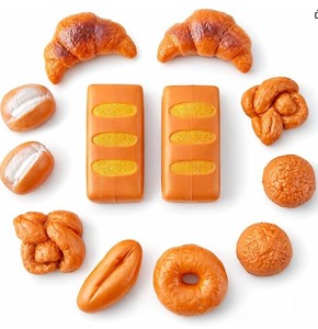 lot 12369 image: Plastic Play Food Set Seafood Hot Dogs Buns Crabs - STOCK IMAGE DIFFERS SOME FROM ACTUAL IMAGE