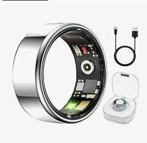 lot 20279 image: AYOR Smart Ring Silver Size 11 - Stock image may differ from actual product images
