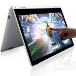 SZTPSLS 2 in 1 Laptop, 11.6 inch Laptop Computer, 4GB RAM, 128GB SSD Storage, 360 Degree Convertible Tablet Intel Processor, Webcam, WiFi, Type-C, Silver
