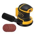 5ââ Brushless Cordless Random Orbital Sander Compatible with Dewalt 20V MAX Battery (TOOL ONLY), 12,000OPM Palm Sander, Dust Bag, Lightweight, 10 Sandpapers, 6 Variable Speeds for Wood, Metal & DIY