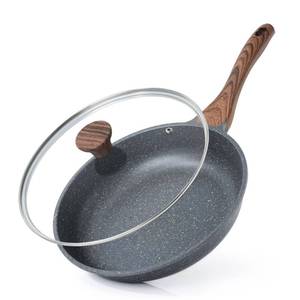 lot 1307 image: SENSARTE Nonstick Frying Pan Skillet with Lid, Omelet Pan with Cover, Healthy Egg Pan Chefs Pan, Kitchen Cooking Pan, PFOA Free (8inch  Glass Lid)