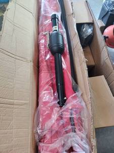lot 1320 image: Outdoor picnic umbrella red adjustable opening