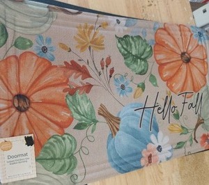 lot 1337 image: Doormat IndoorOutdoor Use Rubber Backing 12 in x 30 in 2Pac