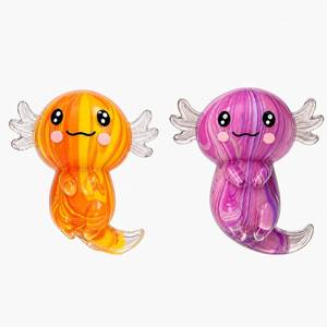 lot 2360 image: 2 Pcs Axolotl Squishy Stress Relief Toy, Stretchy Axolotls Stress Soft Squeeze Sensory Fidget Toys for Kids Adults, Cute Axolotls Squishies Party Favors Classroom (YellowPink)