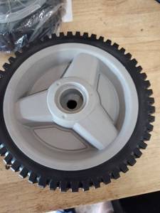 lot 2368 image: Push mower lawn mower replacement Wheels 2 pack