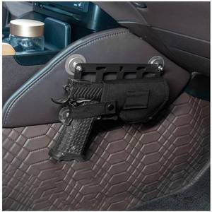 lot 2370 image: Molle Gun Mount Holster Kit for Car & Home �� Anti-Slip Pistol Holder Concealed Molle Panel Holster, No-Drill Gun Holder for VehicleTruckIndoor, LeftRight-Hand Access