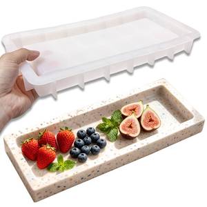 lot 2372 image: Acxydm 12.6 inch Large Rectangular Tray Resin Mold