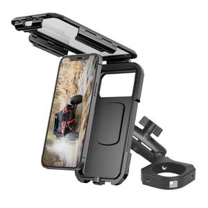 lot 2393 image: Hamdril UTV Phone Mount with Waterproof Protector, 360 Degree Adjustable Holder, Compatible with 1.5-2inch Roll Bar�� SXSPolaris RZR 900 1000 XPCan-am for 4.0-6.3 Cell Phone