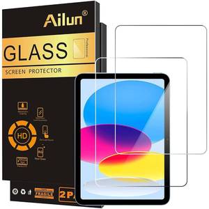 lot 2419 image: Ailun 2Pack Screen Protector for iPad A16 2025 11th 1110th Gen 2022 10.9