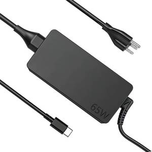 lot 2435 image: A  65W USB-C Laptop Charger Compatible with Lenovo ThinkPad T14 T15 X1