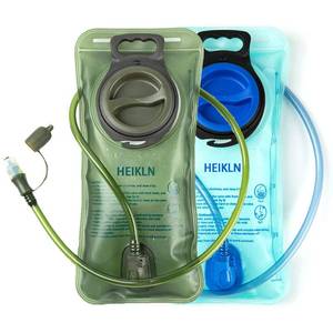 lot 2443 image: HEIKLN Hydration Bladder 1.5L-2L-2.5L-3L,Leak Proof Water Reservoir, BPA Free Military Water Storage Bladder Bag Hydration Pack Replacement Easy Clean for Bicycling Hiking Camping Hunting Running