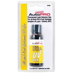 lot 2458 image: AC PRO Certified Oil and Fuel System UV Dye, Leak Detector for Cars, 1 Oz
