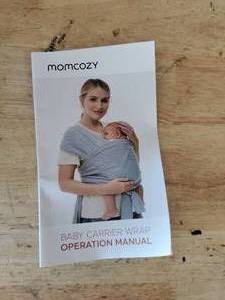 lot 2481 image: Momcozy baby carrier wrap black