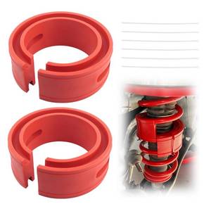 lot 3547 image: 2PCS Upgraded Front & Rear Coil Spring Spacers for Cars with Ties,Shock Absorbing Car Coil Spring Booster Fits Spacing 1.45-1.65,Heavy Duty Spacers for Coils Springs Car Accessories