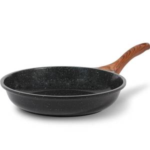 lot 3561 image: ESLITE LIFE Nonstick Ceramic Frying Pan Skillet, Non-Toxic Egg Omelette Kitchen Cooking Pans Compatible with All Stovetops (Gas, Electric & Induction), PTFE & PFOA Free (Black, 8)