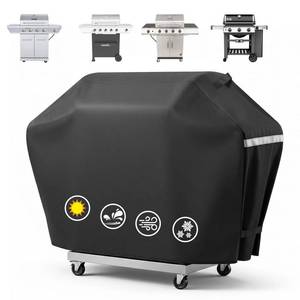 lot 3573 image: Utheer 60 in Grill Cover for Nexgrill, Weber, Dyna-Glo, 600D Waterproof