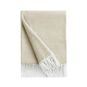 lot 4115 image: BOURINA Beige Throw Blanket Soft Rhombus Throw Outdoor Blanket 50x 60